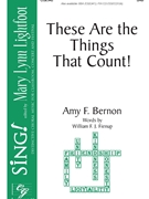 These Are the Things That Count by Bernon Amy F William F J Fienup for Performance/Accompaniment CD