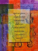 Poster - Sing For Joy To God by for Poster