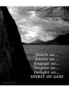 Poster - Teach Us Spirit of God by for Poster