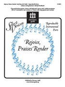 Rejoice Praises Render - Inst Pts by for Inst Parts