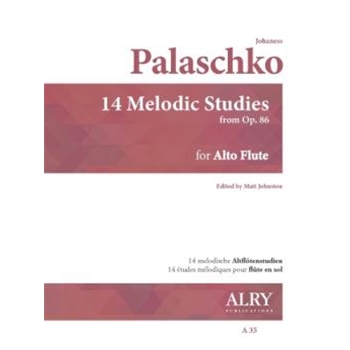 14 Melodic Studies, Op. 86 for Solo Alto Flute