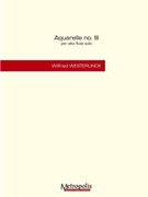 Aquarelle No. 3 for Alto Flute Solo by Westerlinck Wilfried for