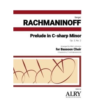 Prelude, Op. 3, No. 2 for 6 Bassoons and 2 Contrabassoons