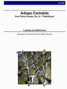 Adagio Cantabile from 'Sonata Pathetique' (Clarinet Choir) by Beethoven Ludwig van - Johnston Matt - for