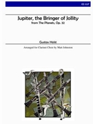 Jupiter from The Planets by Holst Gustav - Johnston Matt - for Clarinet Octet ((Eb 4 Bb alto OR Basset horn bass contra-alto OR contrabass OR string bass))