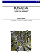 St Paul's Suite by Holst Gustav - Johnston Matt - for Clarinet Octet ((Eb 4 Bb alto OR Basset horn bass contra-alto OR contrabass OR string bass))