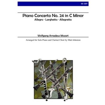 Piano Concerto No. 24 in C Minor for Solo Piano and Clarinet Choir