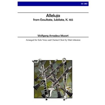 Alleluja from Exsultate, Jubilate, K. 165 for Clarinet Choir