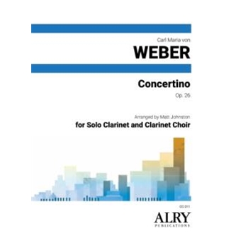 Concertino, Op. 26 for Solo Clarinet and Clarinet Choir
