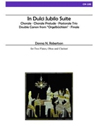 In Dulci Jubilo Suite (2 Fl/Ob/Cl) by - Robertson Donna N. - for