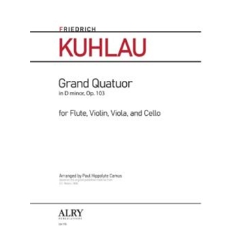Grand Quartet in D Minor, Op. 103 for Flute, Violin, Viola and Cello