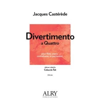 Divertimento a Quattro for Flute, Piano, Contrabass and Percussion