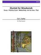 Quintet for Woodwinds by Derfler Carl for