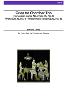 Grieg For Chamber Trio by Grieg Edvard - Andres Rebecca Tryo - for Woodwind Trio