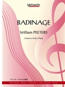 Badinage Op.5 for Clarinet and Piano by Peeters William for