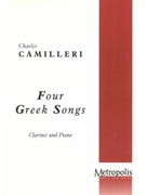 4 Greek Songs for Clarinet and Piano by Camilleri Charles for
