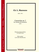 Concertino No. 2 (Piano Reduction) by Hanssens Karel Lode - Arteel Freddy - for
