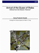 Arrival of the Queen of Sheba (Clarinet Quartet) by Handel George Frideric - Craig Mark A - for