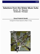 Selections from Water Music (Clarinet Quartet) by Handel George Frideric - Craig Mark A - for