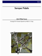 Semper Fidelis (Clarinet Quartet) by Sousa John Philip - Craig Mark A - for