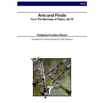 Aria and Finale from The Marriage of Figaro, Act III for Clarinet Quartet