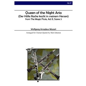 Queen of the Night Aria for Clarinet Quartet