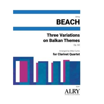 Three Variations on Balkan Themes for Clarinet Quartet