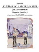 Hungarian Dance No. 5 for Clarinet Quartet by Brahms Johannes - Janssens Nestor - for