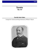 Sonata for Clarinet and String Orchestra by Saint-Saens Camille - Bryant William F - for
