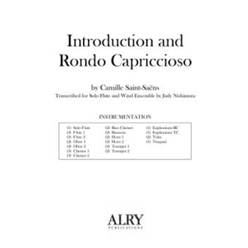 Introduction and Rondo Capriccioso for Solo Flute and Wind Ensemble (Full Score ONLY)