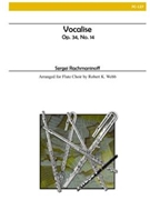 Vocalise by Rachmaninoff Sergei - Webb Robert - for Flute Choir