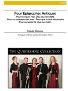Four Epigraphes Antiques by Debussy Claude - Hinze Gudrun - for
