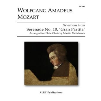 Selections from Serenade No. 10, 'Gran Partita' for Flute Choir