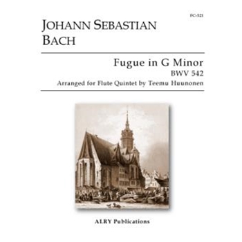 Fugue in G Minor for Flute Quintet