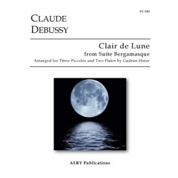 Clair de Lune for Three Piccolos and Two Flutes