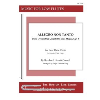 Allegro non tanto from Orchestral Quartetto in D Major, Op. 8 for Flute Choir