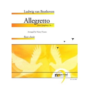 Allegretto from Symphony No. 7 for Flute Choir