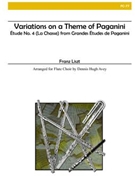 Variations On A Theme Of Paganini by Liszt Franz - Avey D - for Flute Choir