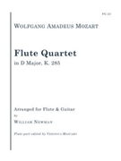 Flute Quartet in D Major K. 285 by Mozart Wolfgang Amadeus - Newman William - for