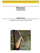 Berceuse (cradle Song) by Faure Gabriel - Webb Robert - for Flute and Piano