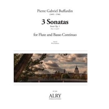 3 Sonatas from Op. 1 (Nos. 3, 4 and 5) for Flute and Basso Continuo