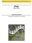 Elegie Opus 3 #1 by Rachmaninoff Sergei - Hester Carol - for Flute and Piano
