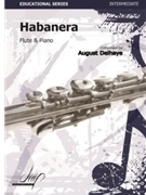 Habanera for Flute and Piano by Delhaye August for