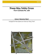 Sheep May Safely Graze (Flute Quartet) by Bach Johann Sebastian - Fencl Nancy - for