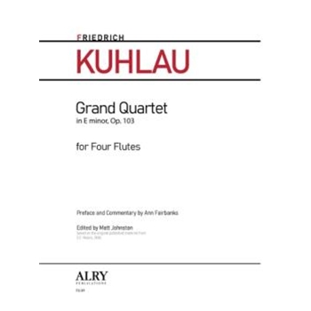 Grand Quartet in E Minor, Op. 103 for Flute Quartet