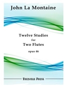 Twelve Studies for Two Flutes Opus 46 by La Montaine John for