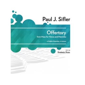 Offertory from Mass for Voices and Marimba for Marimba Solo