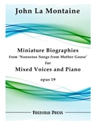 Miniature Biographies from 'Nonsense Songs from Mother Goose' Op. 19 by La Montaine John for