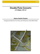 Double Flute Concerto in G Major (Two Flutes and Orchestra) by Quantz Johann Joachim - Rieder Anita Miller - for