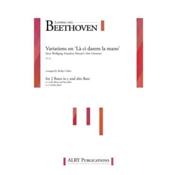 Variations on ‘La ci darem la mano’ by Beethoven Ludwig van - Collins Shelley - for Flute Trio